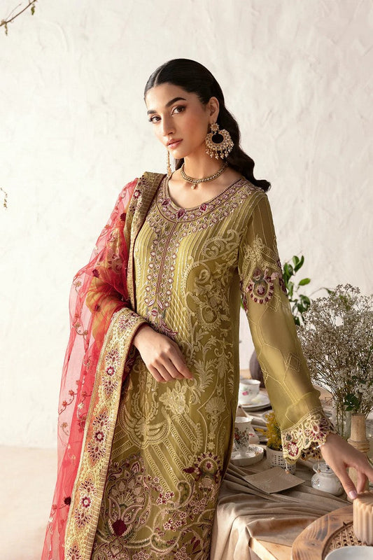 Picture of Ramsha - D 1203 Rangoon Embroidered Chiffon Collection Vol 12 - Available at Raja Sahib