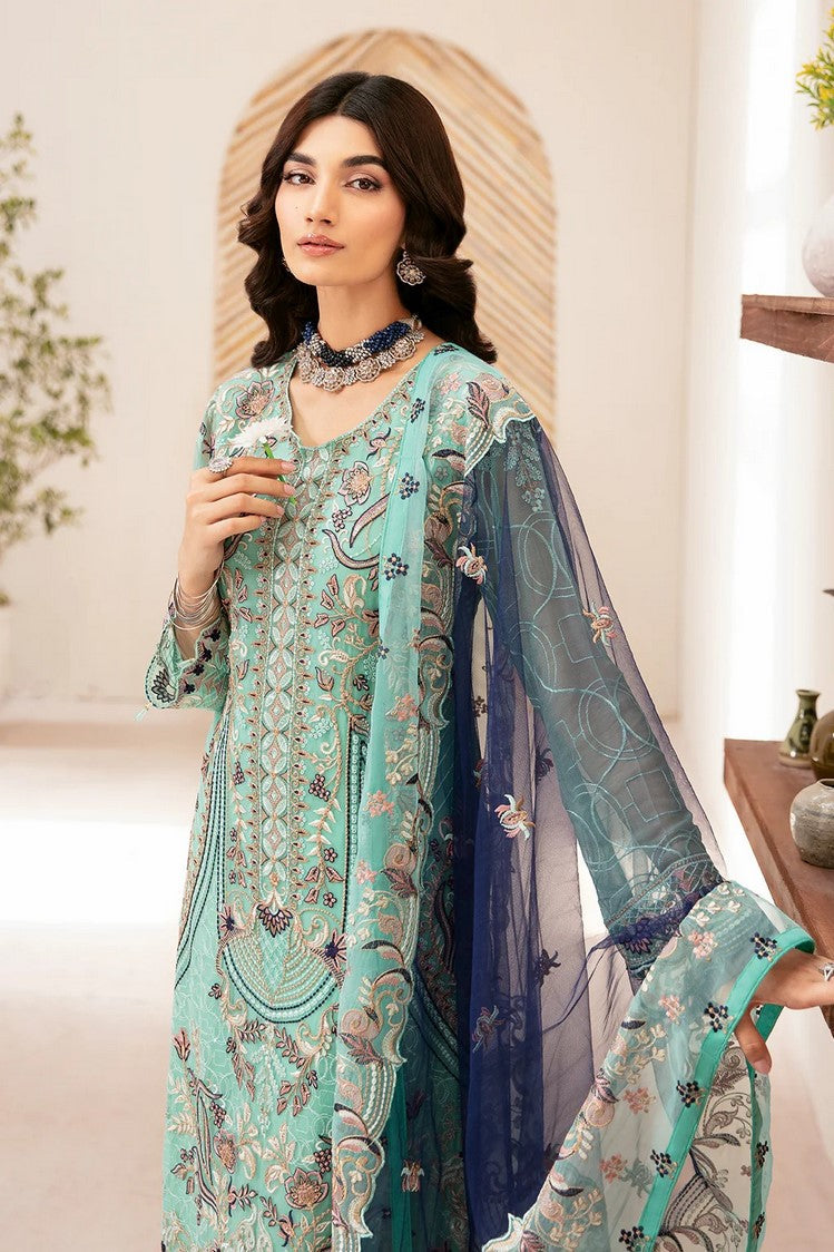 Picture of Ramsha - D 1207 Rangoon Embroidered Chiffon Collection Vol 12 - Available at Raja Sahib