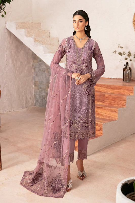 Picture of Ramsha - D 1208 Rangoon Embroidered Chiffon Collection Vol 12 - Available at Raja Sahib