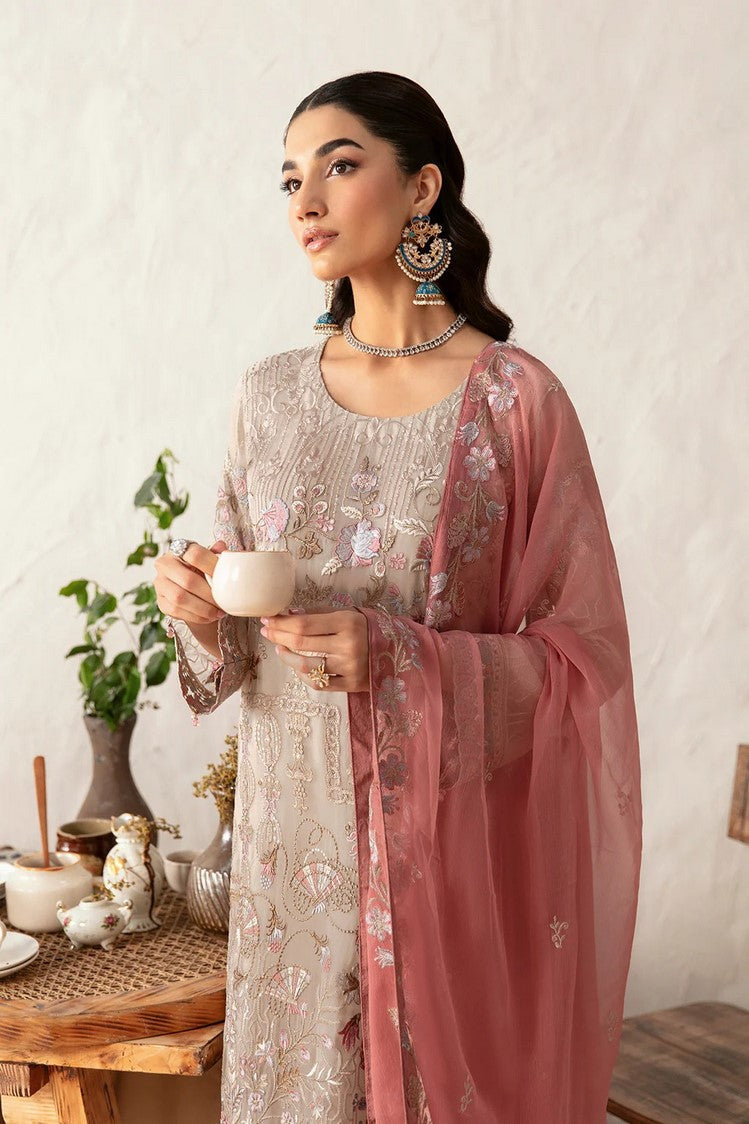 Picture of Ramsha - D 1212 Rangoon Embroidered Chiffon Collection Vol 12 - Available at Raja Sahib