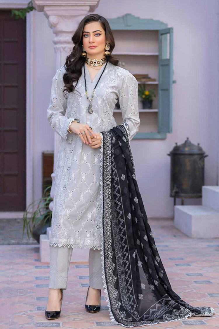 Picture of Banafsheh - BNR 171 Riwayat Khas Luxury Lawn Collection Vol 2 - Available at Raja Sahib