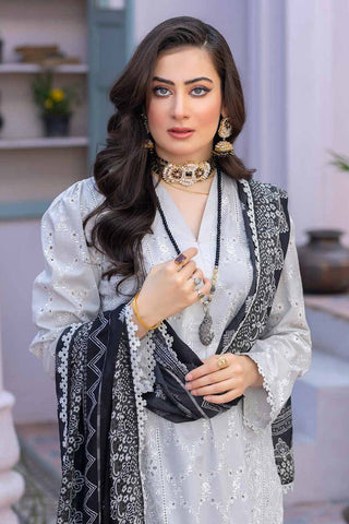 Picture of Banafsheh - BNR 171 Riwayat Khas Luxury Lawn Collection Vol 2 - Available at Raja Sahib