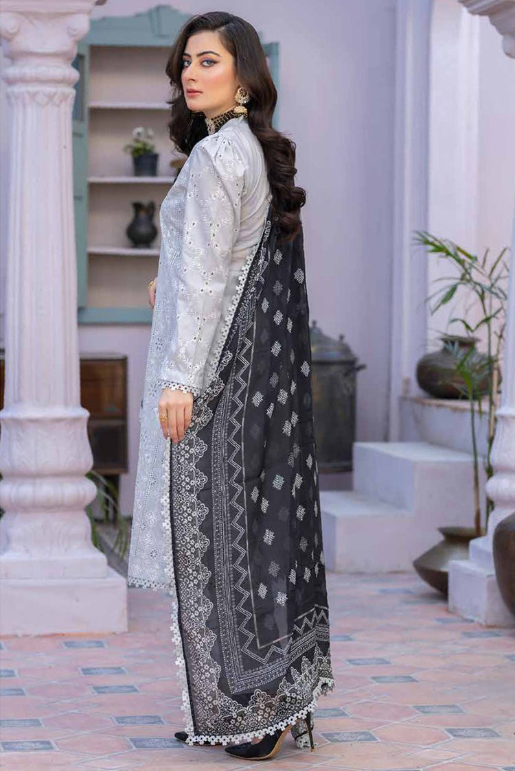 Picture of Banafsheh - BNR 171 Riwayat Khas Luxury Lawn Collection Vol 2 - Available at Raja Sahib