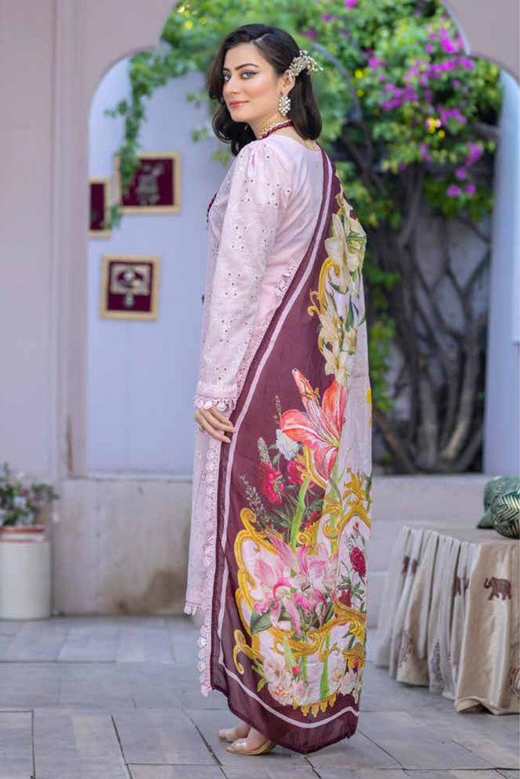 Picture of Banafsheh - BNR 173 Riwayat Khas Luxury Lawn Collection Vol 2 - Available at Raja Sahib