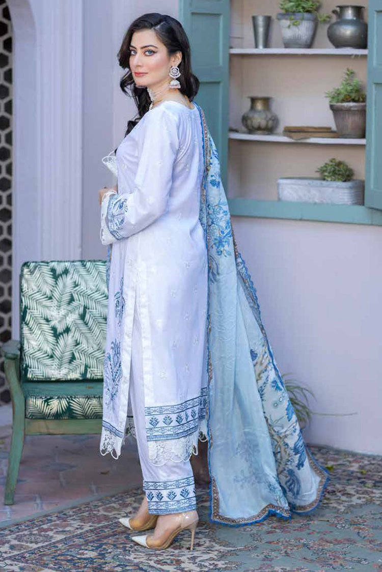 Picture of Banafsheh - BNR 176 Riwayat Khas Luxury Lawn Collection Vol 2 - Available at Raja Sahib