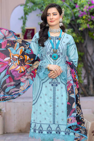 Picture of Banafsheh - BNR 178 Riwayat Khas Luxury Lawn Collection Vol 2 - Available at Raja Sahib