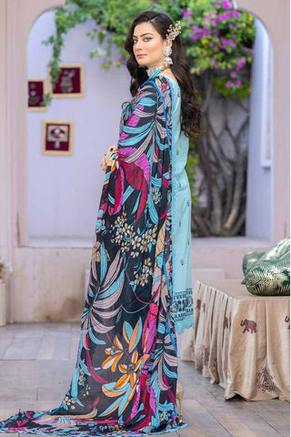 Picture of Banafsheh - BNR 178 Riwayat Khas Luxury Lawn Collection Vol 2 - Available at Raja Sahib