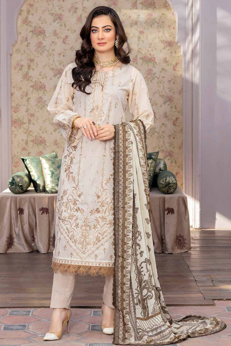 Picture of Banafsheh - BNR 179 Riwayat Khas Luxury Lawn Collection Vol 2 - Available at Raja Sahib