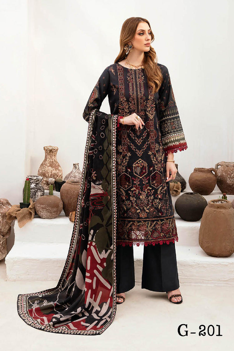 Picture of Ramsha - G 201 Ghazal Luxury Lawn Collection Vol 2 - Available at Raja Sahib