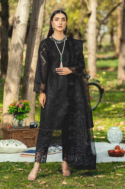 Picture of Irtiqa Ali - LD 04 Luxury Lawn Collection - Available at Raja Sahib