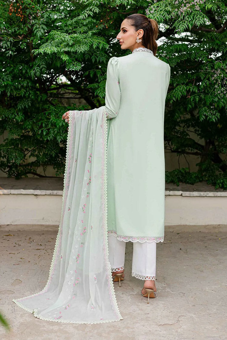 Picture of Sablevogue - SSC-01-24 Mint Garden Shiree Embroidered Lawn Collection - Available at Raja Sahib