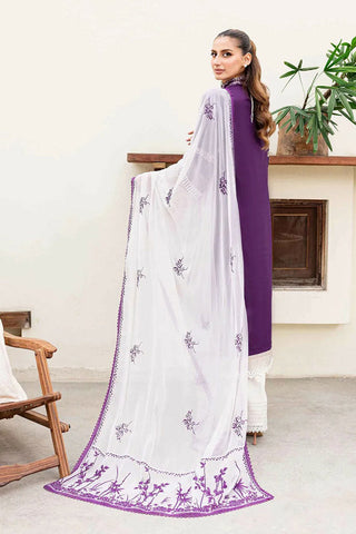 SSC-03-24 Plum Orchid Shiree Embroidered Lawn Collection