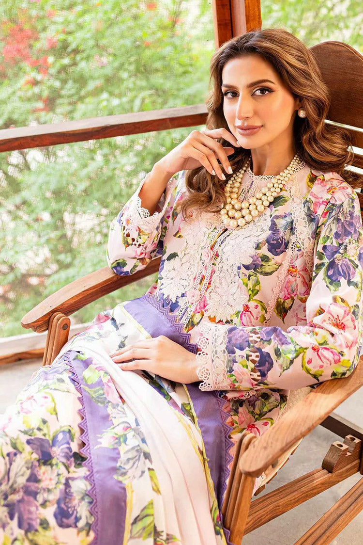 Picture of Sablevogue - SSC-07-24 Pink Gardenia Shiree Embroidered Lawn Collection - Available at Raja Sahib