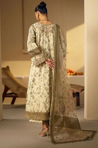 Picture of Maryum N Maria - MS24 636 Wood Ash Nadya Eid ul Azha Luxury Lawn Collection Chapter 1 - Available at Raja Sahib