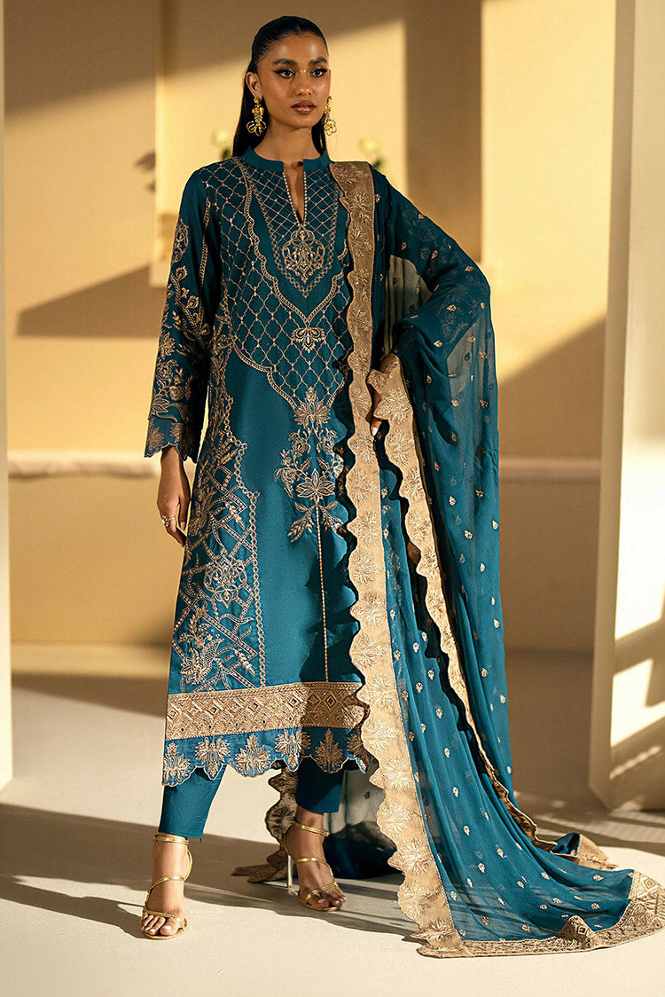 Picture of Maryum N Maria - MS24 640 Deep Dive Ania Eid ul Azha Luxury Lawn Collection Chapter 1 - Available at Raja Sahib