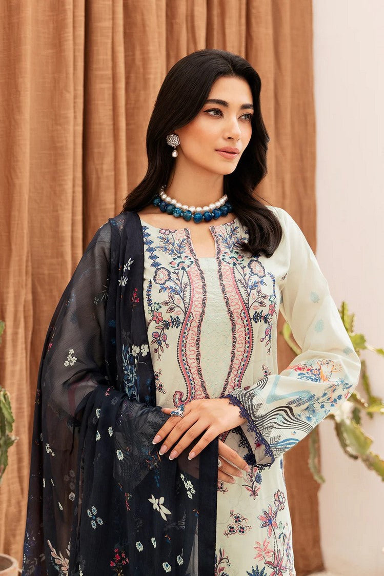 Picture of Ramsha - Z 1107 Mashaal Luxury Lawn Collection Vol 11 - Available at Raja Sahib