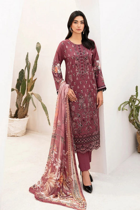 Picture of Ramsha - Z 1108 Mashaal Luxury Lawn Collection Vol 11 - Available at Raja Sahib