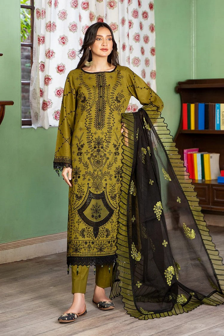 Picture of Azu - 03 Sage Ravena Luxury Lawn Collection - Available at Raja Sahib