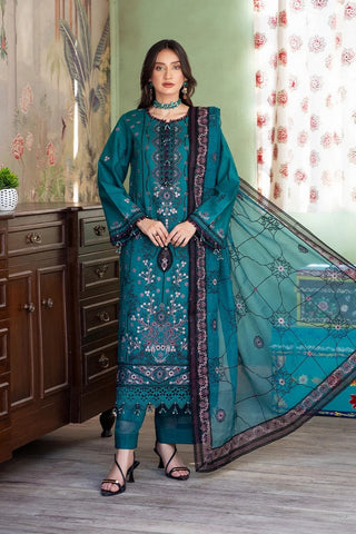 Picture of Azu - 06 Aylin Ravena Luxury Lawn Collection - Available at Raja Sahib