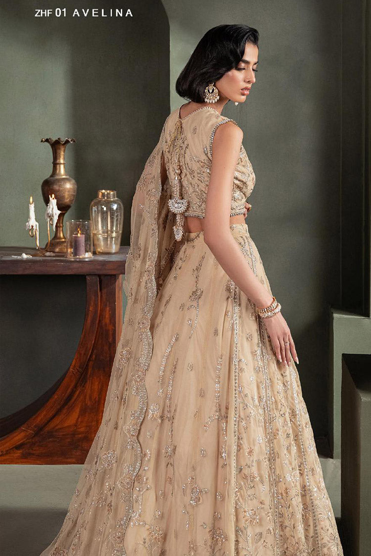 Picture of Zarif - ZHF 01 AVELINE Heritage Luxury Formals - Available at Raja Sahib