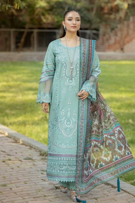 Picture of Serene - SL 73 Zaib Subah E Roshan Luxury Lawn Collection - Available at Raja Sahib