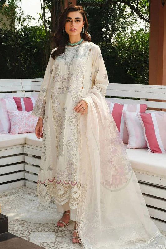 Picture of Paras - PR 03 Daisy Dreams La Gardenia Luxury Eid Lawn Collection - Available at Raja Sahib