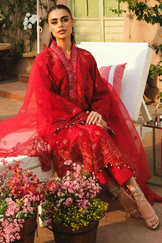 Picture of Paras - PR 05 Cherry Blossom La Gardenia Luxury Eid Lawn Collection - Available at Raja Sahib