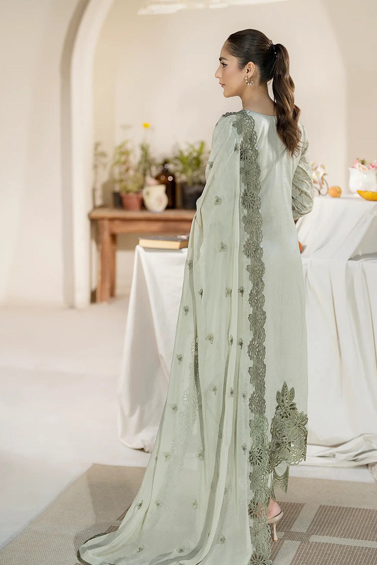 Picture of House of Nawab - 07 FADAH Zora Luxury Lawn Collection - Available at Raja Sahib