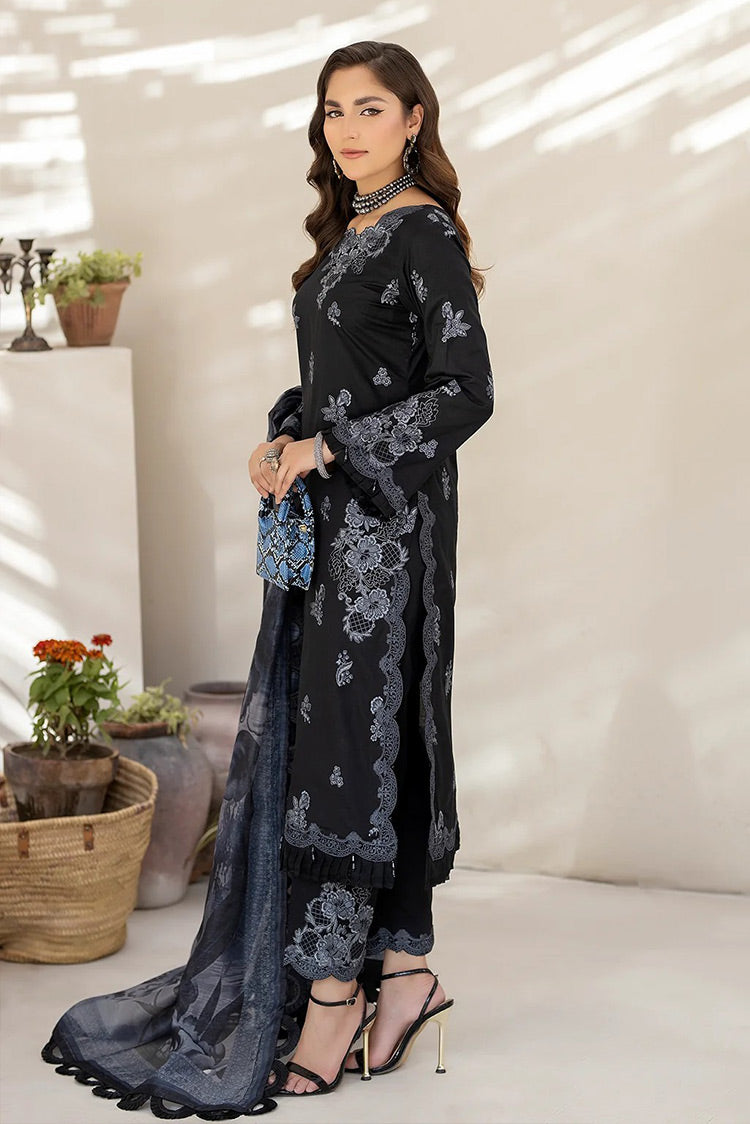 Picture of House of Nawab - 08 VALEH Zora Luxury Lawn Collection - Available at Raja Sahib