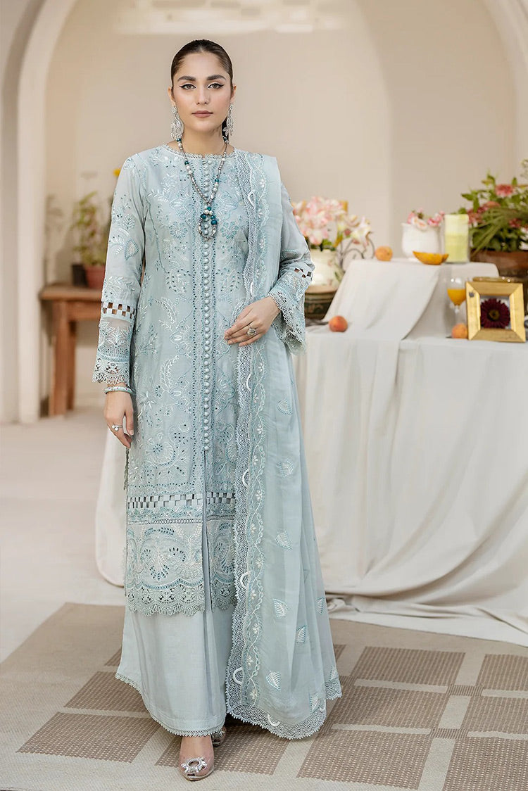 Picture of House of Nawab - 09 QAIS Zora Luxury Lawn Collection - Available at Raja Sahib