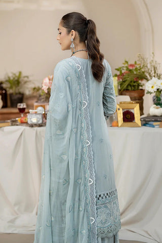 Picture of House of Nawab - 09 QAIS Zora Luxury Lawn Collection - Available at Raja Sahib