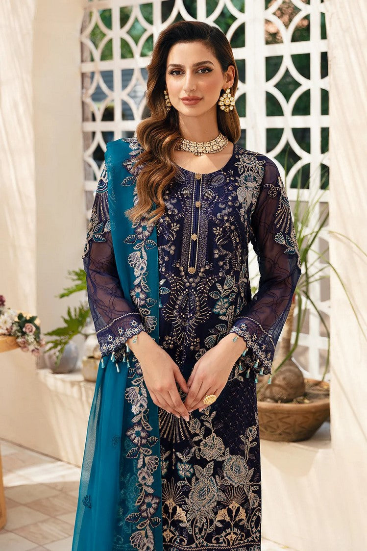 Picture of Ramsha - A 903 Chevron Embroidered Chiffon Collection Vol 9 - Available at Raja Sahib