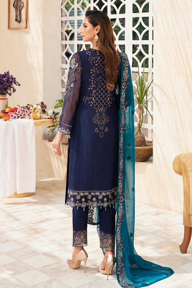 Picture of Ramsha - A 903 Chevron Embroidered Chiffon Collection Vol 9 - Available at Raja Sahib