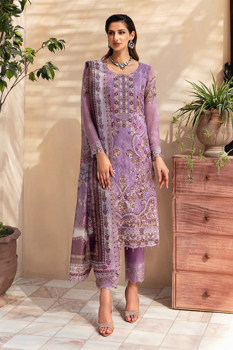 Picture of Ramsha - A 906 Chevron Embroidered Chiffon Collection Vol 9 - Available at Raja Sahib