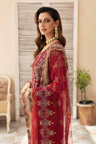 Picture of Ramsha - A 907 Chevron Embroidered Chiffon Collection Vol 9 - Available at Raja Sahib