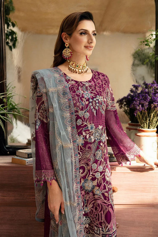 Picture of Ramsha - A 911 Chevron Embroidered Chiffon Collection Vol 9 - Available at Raja Sahib