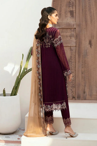 Picture of Ramsha - F 2608 Embroidered Chiffon Collection Vol 26 - Available at Raja Sahib