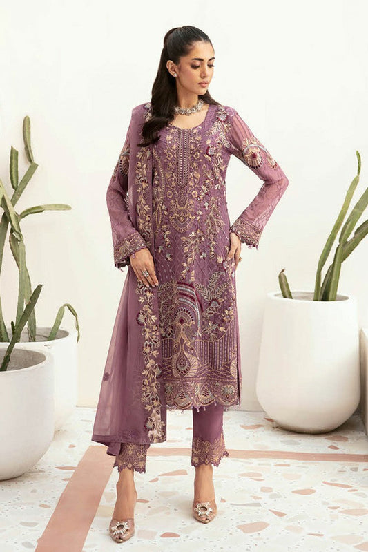 Picture of Ramsha - F 2610 Embroidered Chiffon Collection Vol 26 - Available at Raja Sahib