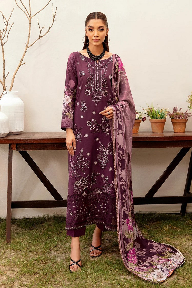 Picture of Ramsha -L 1201 Mashaal Luxury Lawn Collection Vol 12 - Available at Raja Sahib