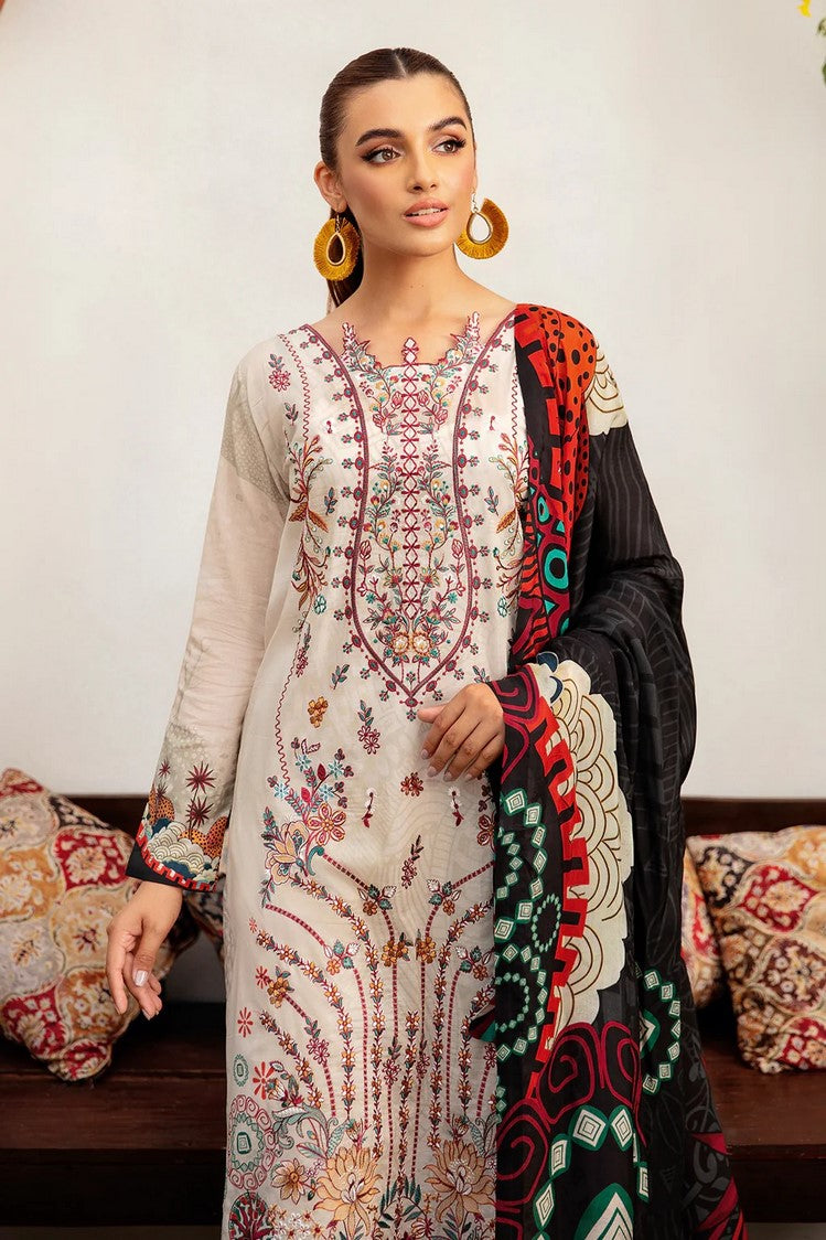 Picture of Ramsha -L 1208 Mashaal Luxury Lawn Collection Vol 12 - Available at Raja Sahib