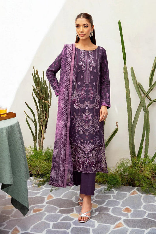 Picture of Ramsha -L 1209 Mashaal Luxury Lawn Collection Vol 12 - Available at Raja Sahib