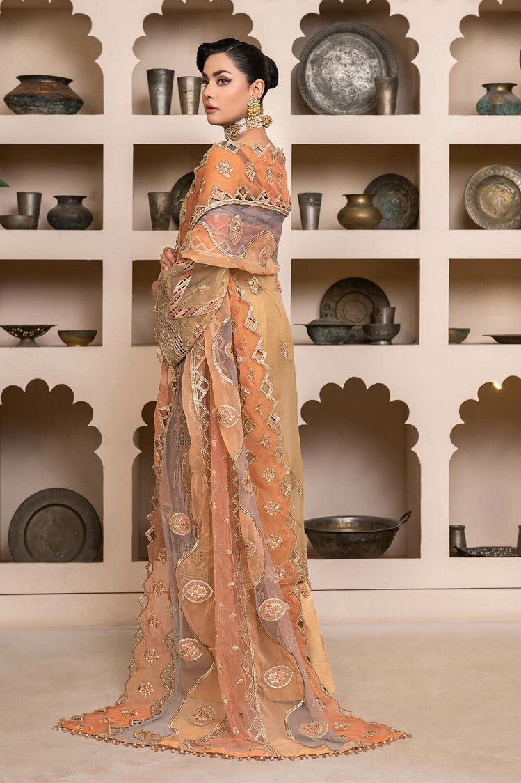 Picture of Janique - JJ Embelished Luxury Collection - D 03 Evening Gold - Unstitched - Available at Raja Sahib