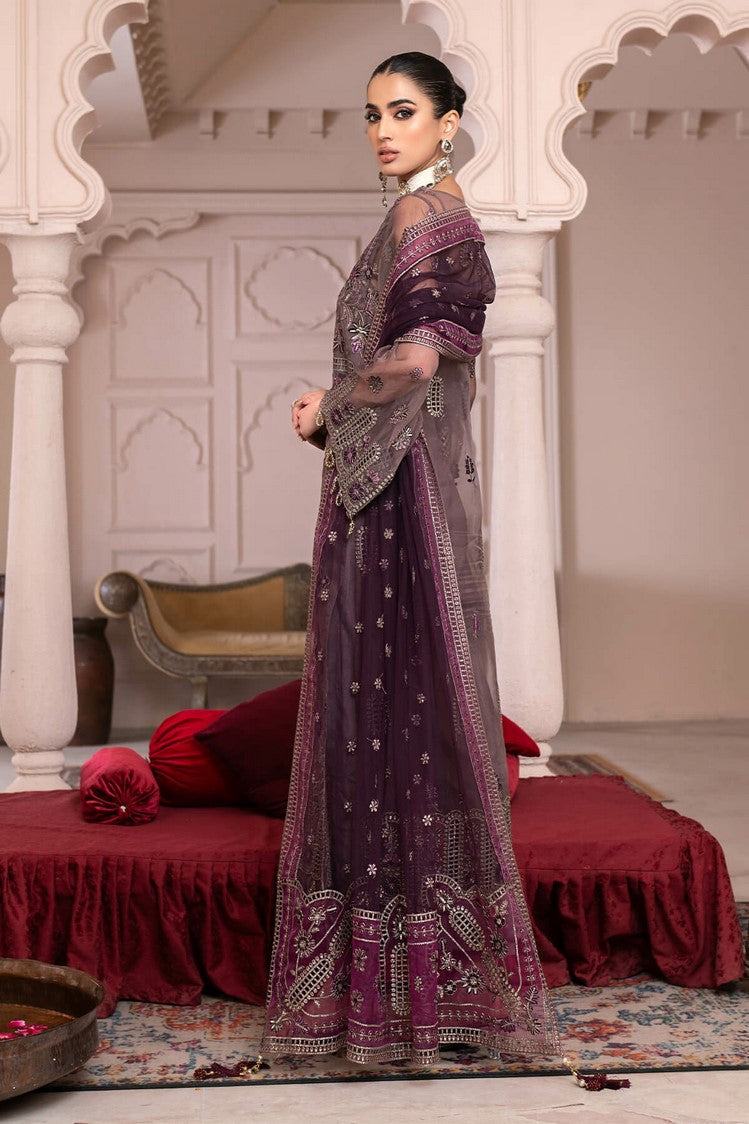 Picture of Janique - JJ Embelished Luxury Collection - D 04 Orchid Vine - Unstitched - Available at Raja Sahib