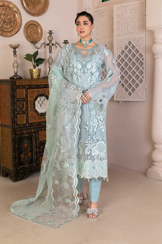 Picture of Janique - JJ Embelished Luxury Collection - D 08 Dusty Dream - Unstitched - Available at Raja Sahib