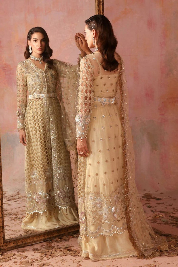 Picture of Sardinia - Tara Festive Collection - D-01 Glimmer - Unstitched - Available at Raja Sahib