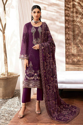 Ramsha - Kashish Weightless Chiffon Collection Vol 2 - K 201 - Unstitched