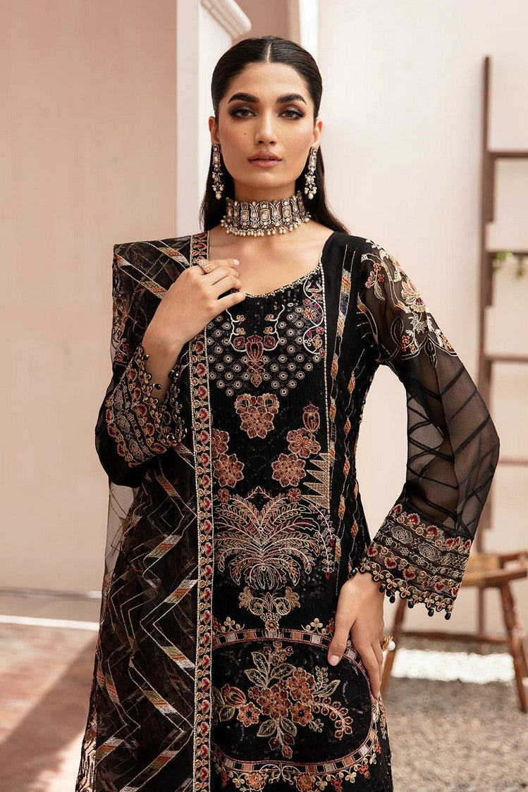 Picture of Ramsha - Kashish Weightless Chiffon Collection Vol 2 - K 205 - Unstitched - Available at Raja Sahib