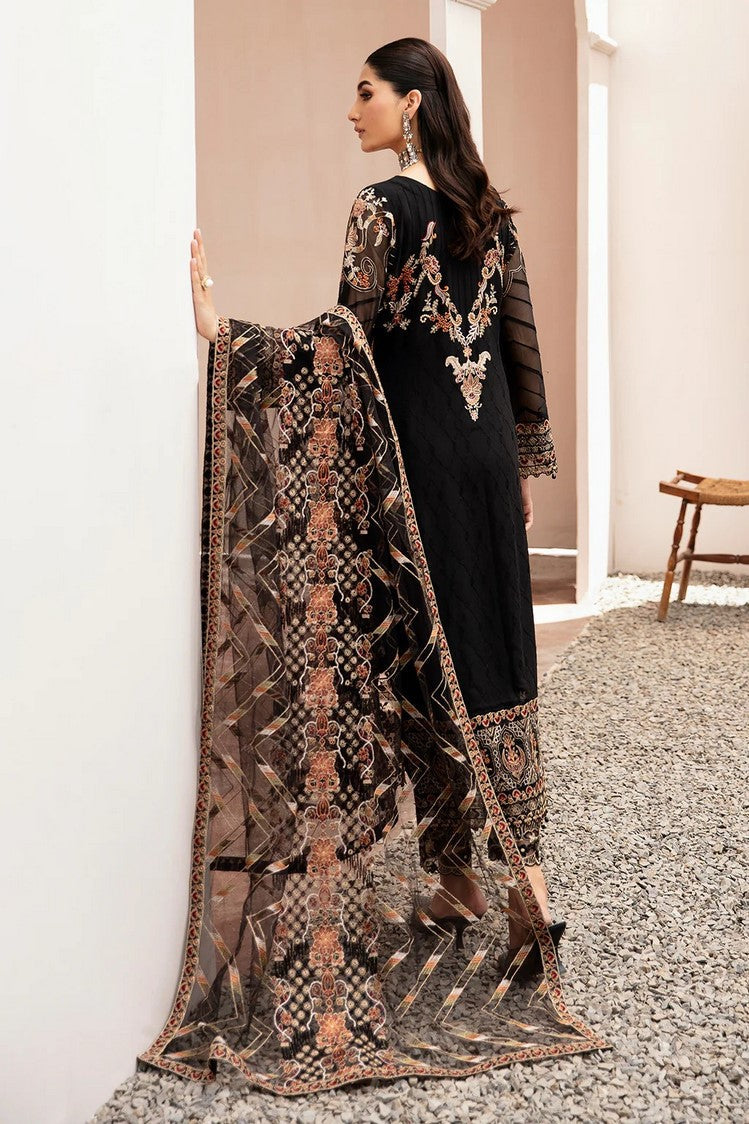 Picture of Ramsha - Kashish Weightless Chiffon Collection Vol 2 - K 205 - Unstitched - Available at Raja Sahib