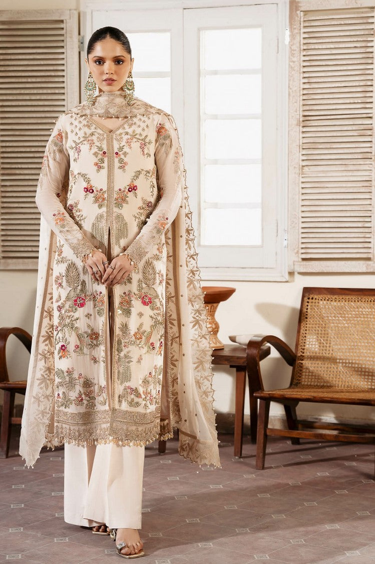 Picture of Serene - Muse Luxury Chiffon Collection - S-1081 Perle - Unstitched - Available at Raja Sahib