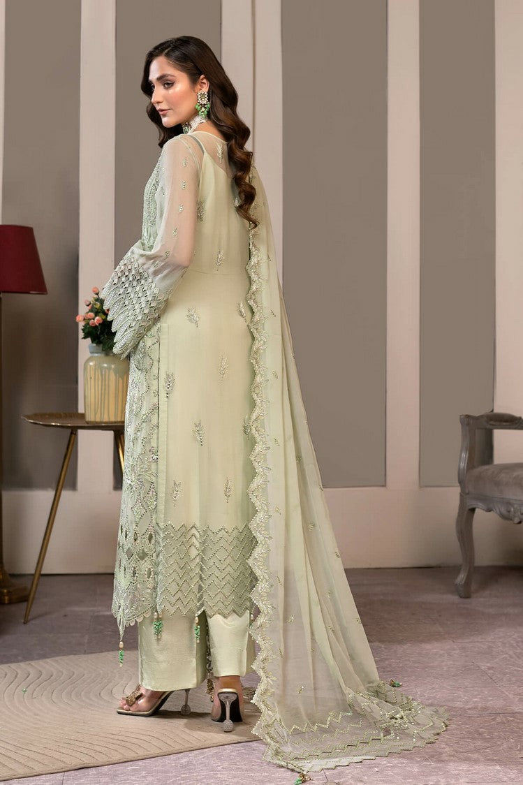 Picture of Janique - JJ Embelished Luxury Chiffon Collection Vol 3 - D 022 - Unstitched - Available at Raja Sahib